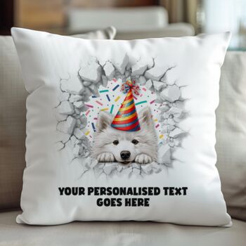 Personalised Samoyed Birthday Break Through, 5 of 8