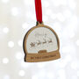 My First Christmas Snow Globe Style Personalised Bauble, thumbnail 1 of 7