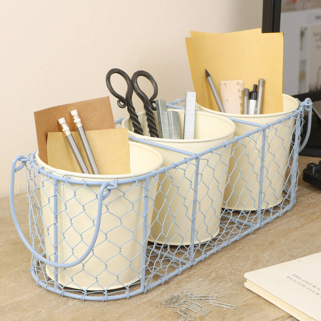 Industrial Style Desk Tidy Set, 1 of 8