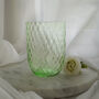 Harlequin Green Glass Tumbler, thumbnail 1 of 3