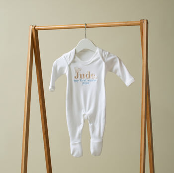 Personalised My First Easter Baby Grow, 2 of 4