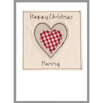Personalised Heart Christmas Card For Her, Daughter, Granddaughter, Mum, 8 of 12