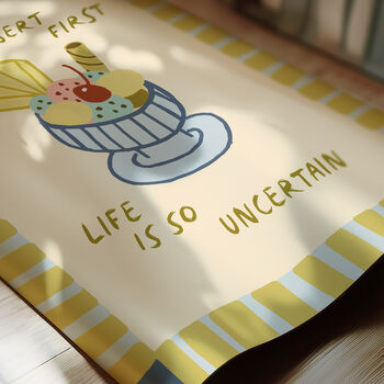 Eat Dessert Kitchen Print, 7 of 8