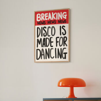 Breaking News Print: Disco, 3 of 6