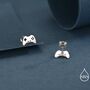 Game Console Stud Earrings In Sterling Silver, thumbnail 2 of 12