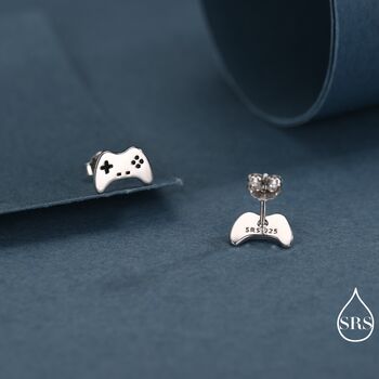 Game Console Stud Earrings In Sterling Silver, 2 of 12