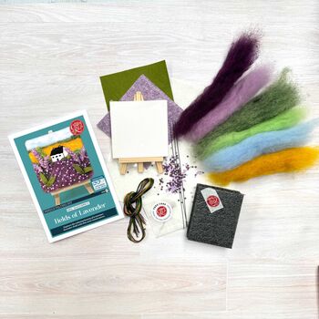 Mini Masterpieces: Fields Of Lavender Needle Felt Kit, 4 of 4