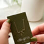 Constellation Star Sign 18k Gold Plated Necklace, thumbnail 2 of 4