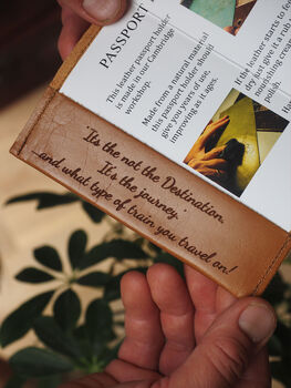 Off Roader Vintage Vehicles Leather Passport Case, 3 of 4