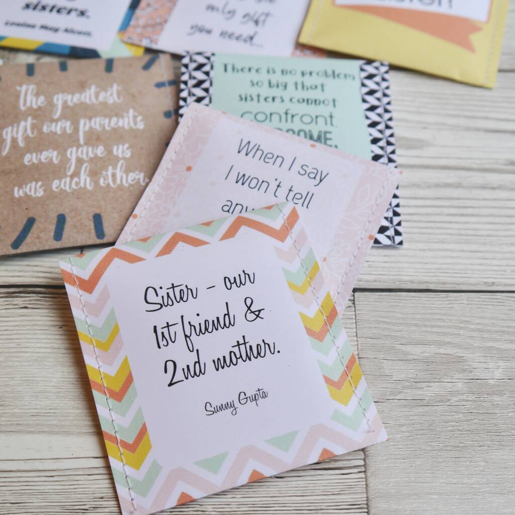 Sister Gift Tea By victoria mae designs | notonthehighstreet.com