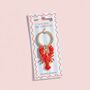 You Are My Lobster Enamel Keyring Or Bag Charm, thumbnail 3 of 3