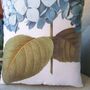 Blue Hydrangea Print Decorative Cushion, thumbnail 4 of 5