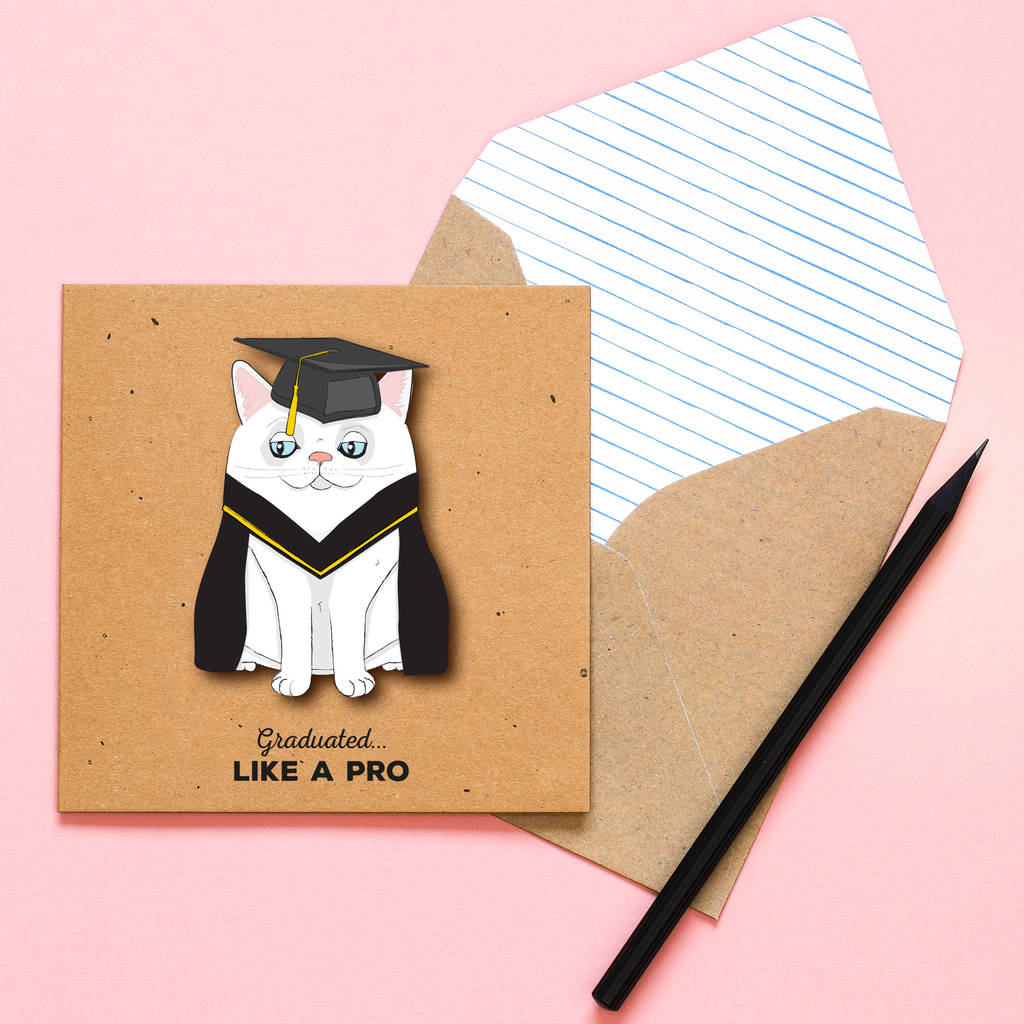 pusheen cat graduation