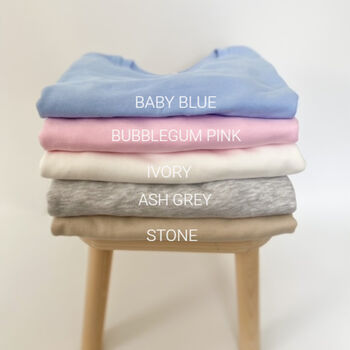 Summer Bubble Name Personalised Embroidered Sweatshirt Jumpers, 7 of 8