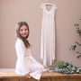 Personalised Wedding Dressing Gown For A Flower Girl, thumbnail 2 of 12