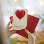 Personalised Heart Balloon Valentine's Card, thumbnail 1 of 4