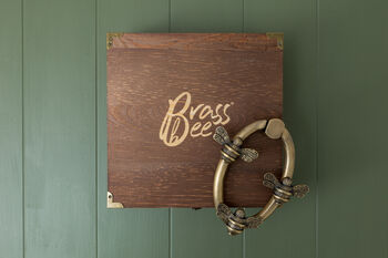 Solid Brass Nectar Bee Door Knockers Heritage, 2 of 3