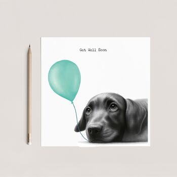 Get Well Soon Labrador Card, 3 of 7