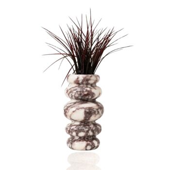 Calacatta Viola Marble Sculptural Vase, 2 of 3