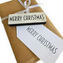 Large Merry Christmas Rubber Stamp For Crafting, thumbnail 2 of 6
