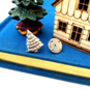Festive Sterling Silver Christmas Tree Pin Brooch, thumbnail 7 of 11