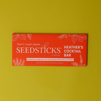 Personalised Cocktail Bar Seedsticks® Gift Pack, 2 of 9