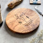 Personalised Round Olivewood Anniversary Gift, thumbnail 2 of 6