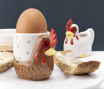 Great British Coop Co. Hen Egg Cup In Gift Box, 2 of 6