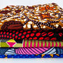 African Print Cotton Fat Quarters Five Pack, thumbnail 4 of 4