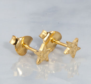 Sterling Silver Or 18ct Gold Vermeil Star Stud Earrings, 6 of 9