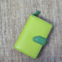 Lime Green Multi Colour Leather Purse Wallet Rfid, thumbnail 10 of 10