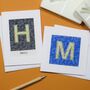 Gold Initial Card, thumbnail 2 of 4