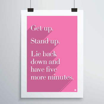 Get Up Stand Up Print, 11 of 12