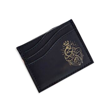 Dad Tattoo Leather Card Holder, 4 of 8