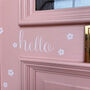 Calligraphy 'Hello' Door Sticker, thumbnail 7 of 8