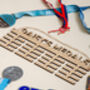 Multicolour Personalised Medal Hanger, thumbnail 10 of 12