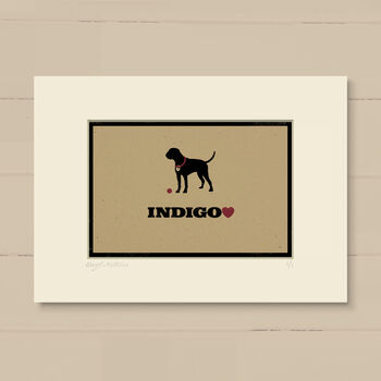 Gift For Dad 'Personalised Cat Or Dog Breed Print', 6 of 12