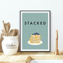 Stacked Pancakes Kitchen Print, thumbnail 2 of 3