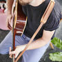 Personalised Leather Guitar Strap, thumbnail 2 of 4