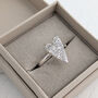 Personalised Silver Fingerprint Heart Ring, thumbnail 2 of 5