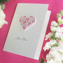 Personalised Cherry Origami Heart Love Card, thumbnail 7 of 8