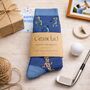 Golf Themed Mens Socks With Personalised Label Sleeve, thumbnail 1 of 4