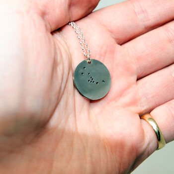 Your Own Zodiac Constellation Silver Necklace Keepsake, 4 of 5