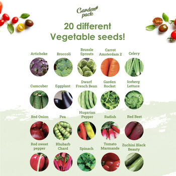 Grow Your Own Veggies 20 Varieties, 3 of 6