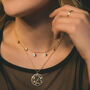 Lulu Moon Phase Necklace | 14 K Gold Plated, thumbnail 4 of 6