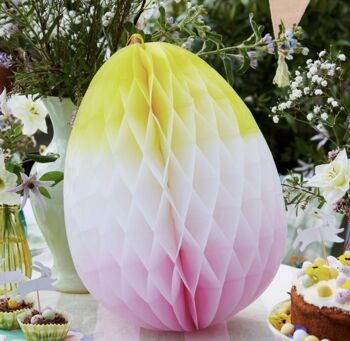 Hanging Honeycomb Ombre Easter Egg, 2 of 2