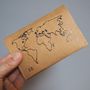 Personalised Vegan Passport Holder With World Map, thumbnail 2 of 10