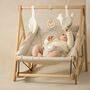 Beechwood Baby Bouncer With Linen Cover, thumbnail 1 of 6