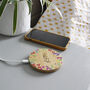 Personalised Bamboo Wireless Phone Charger For Her, thumbnail 2 of 11