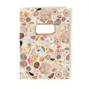 Conchae Sea Shell Print A5 Lined Journal, 5 of 10